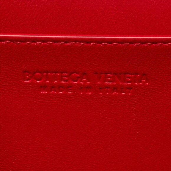 Bottega Veneta Red Leather The Tip Shoulder Bag - Picture 6 of 8